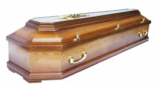 Trumna dębowa ośmiokątna