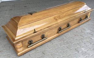 Trumna dębowa model Tralka