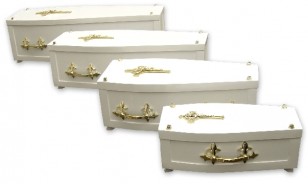 Trumna dziecięca wzór angielski