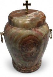 Urna z onyksu płaskie wieko