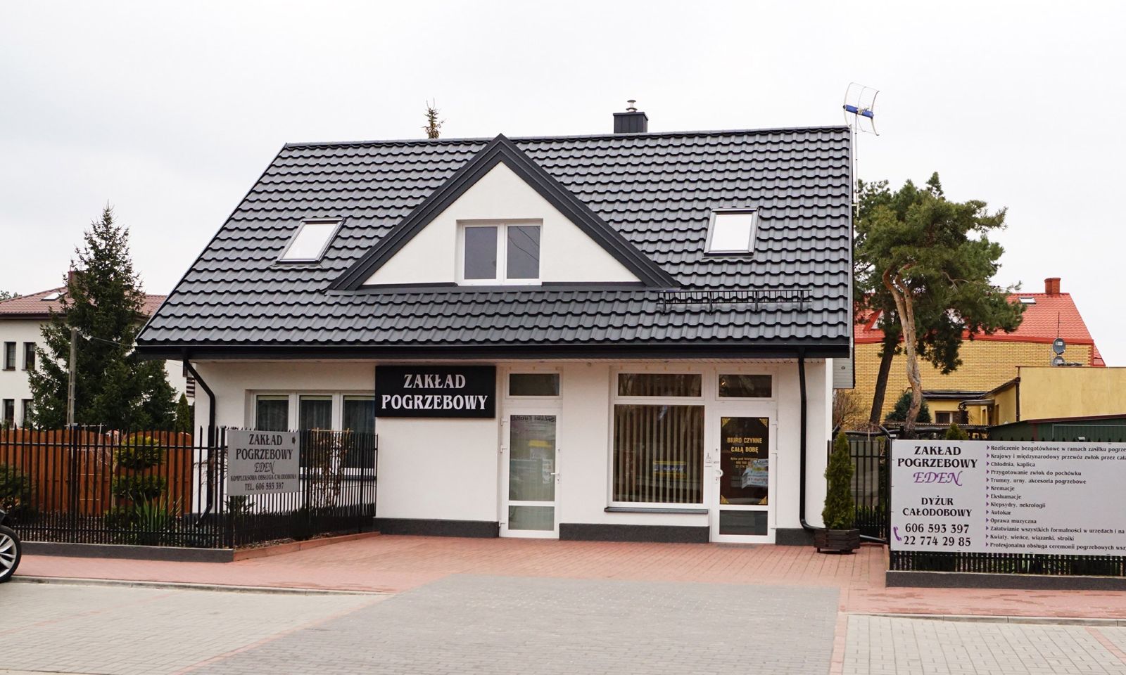 Siedziba Zakładu Pogrzebowego Eden w&nbsp;Legionowie